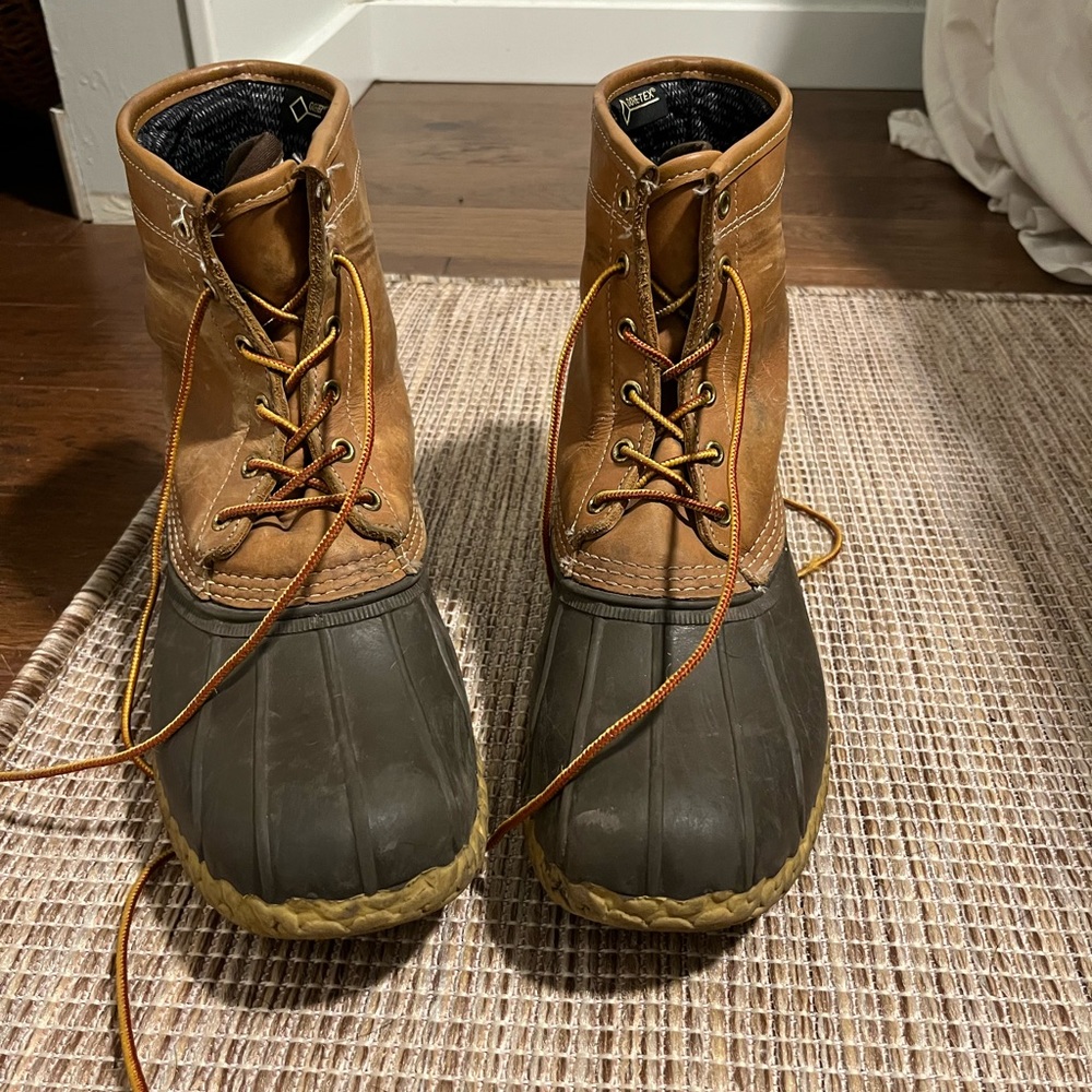 Mens LL Bean Duck Boots size 12